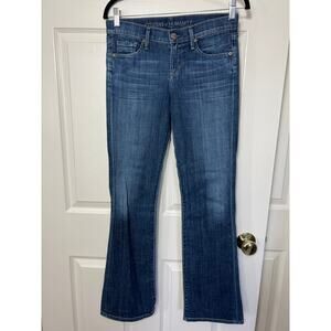 Citizens of Humanity Dita Petite Bootcut Leg Medium Wash Denim Jean Size 26 / 2